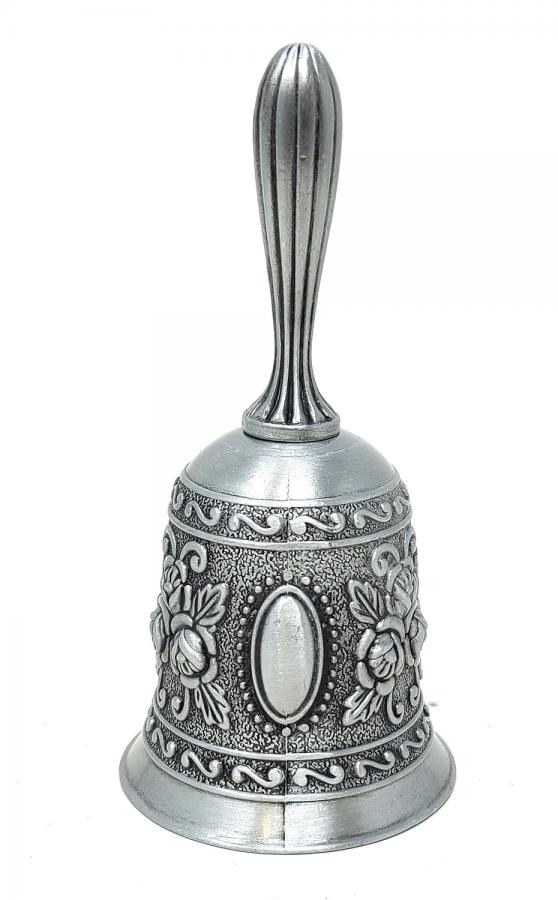 Charcoal Grey Floral Altar Bell