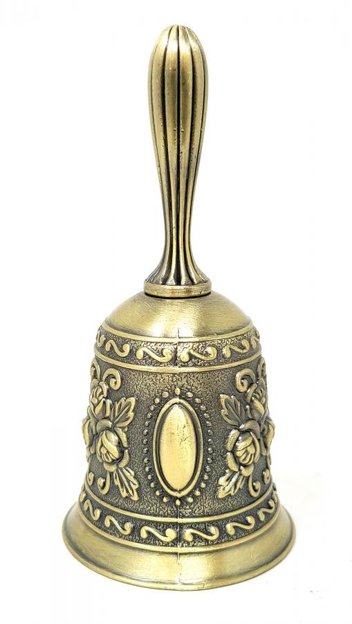 Bronze Floral Altar Bell