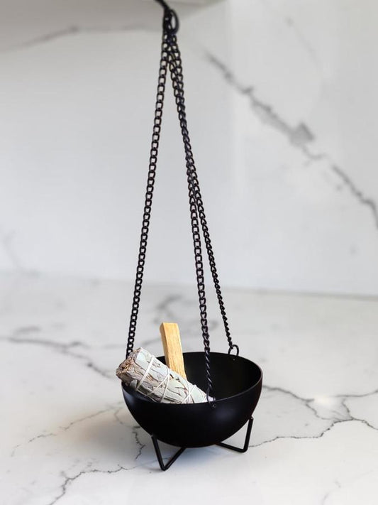 Hanging and Tabletop Metal Charcoal Burner
