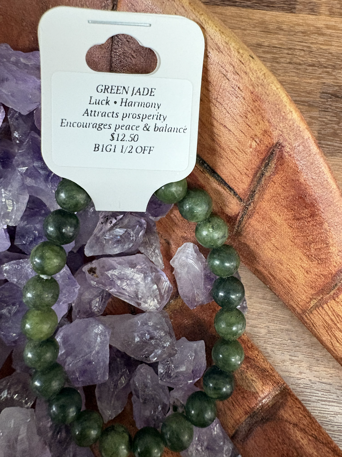 Green Jade Bracelet 8mm