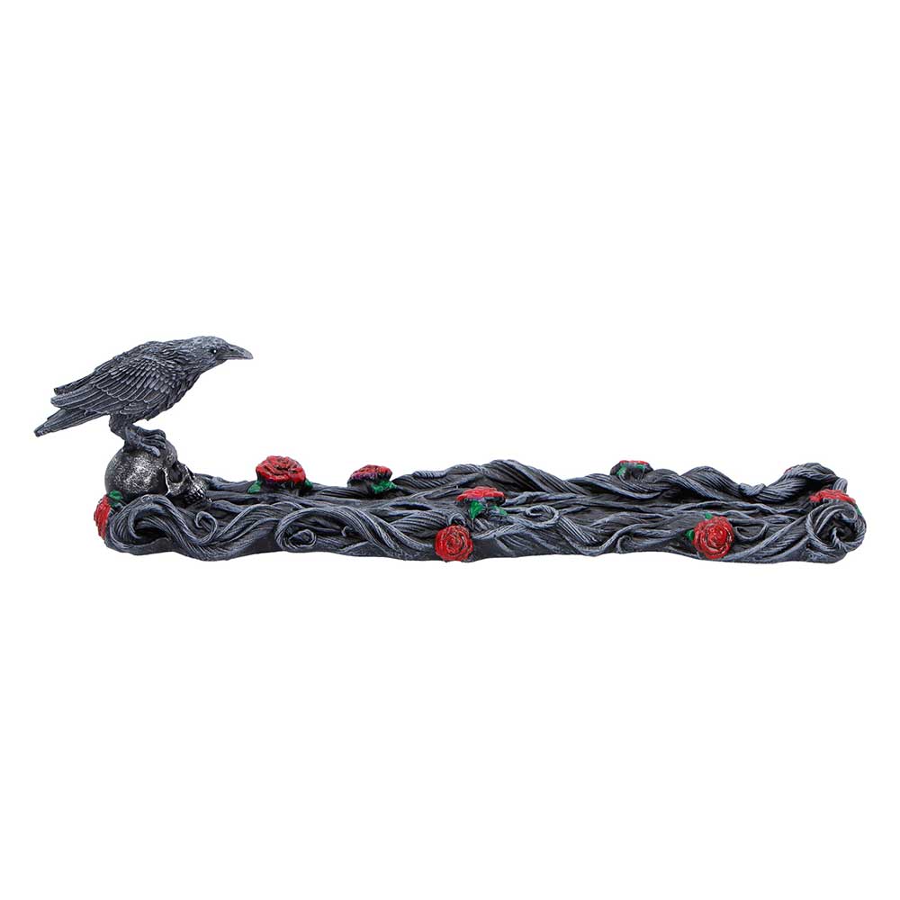 Raven and Roses Gothic Incense Burner