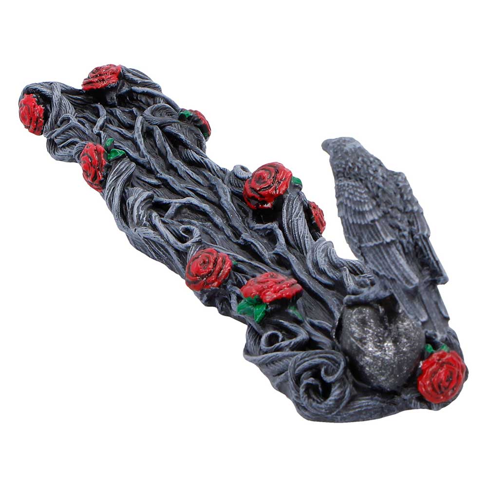 Raven and Roses Gothic Incense Burner