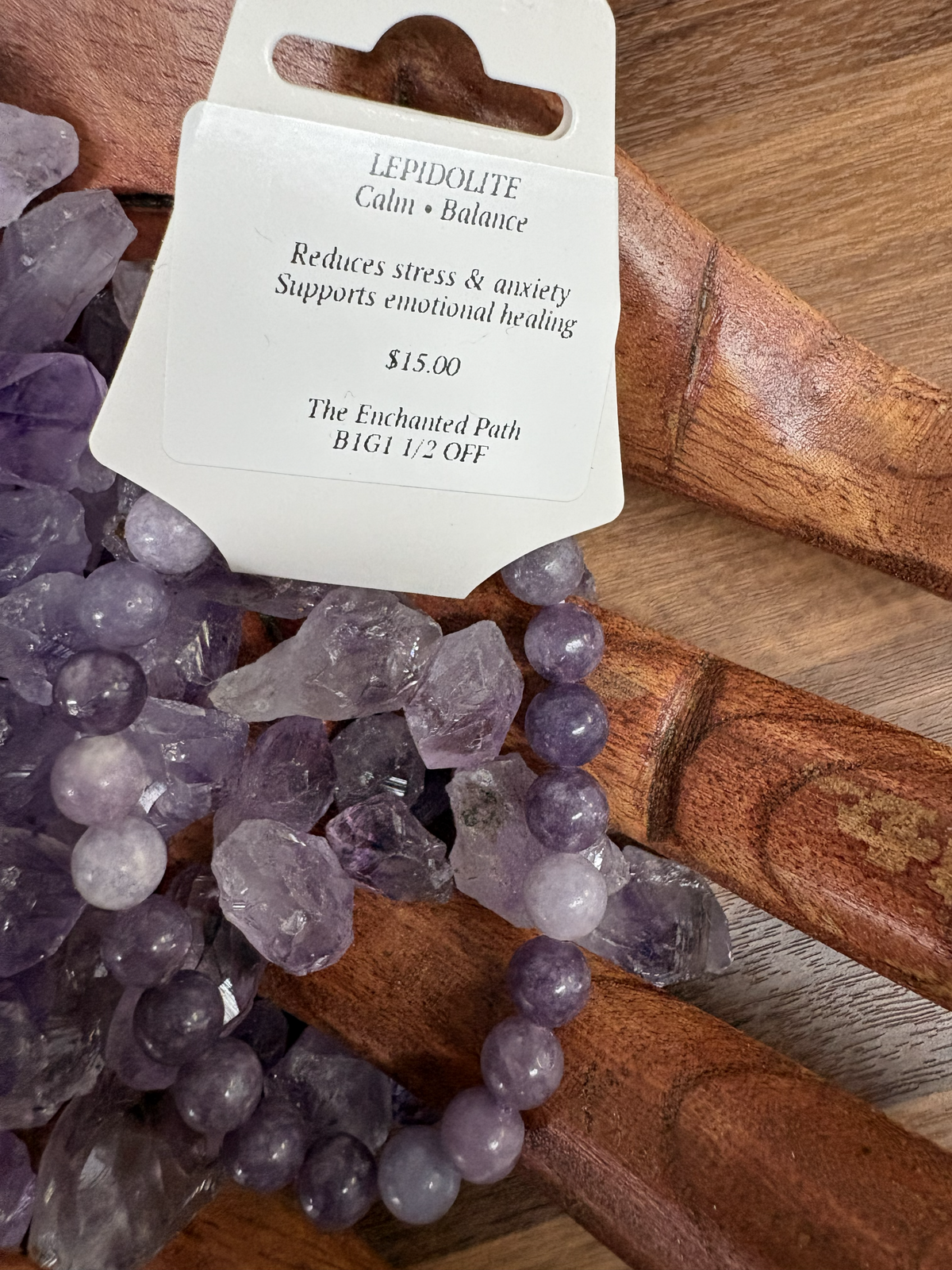 Lepidolite Bracelet 8mm