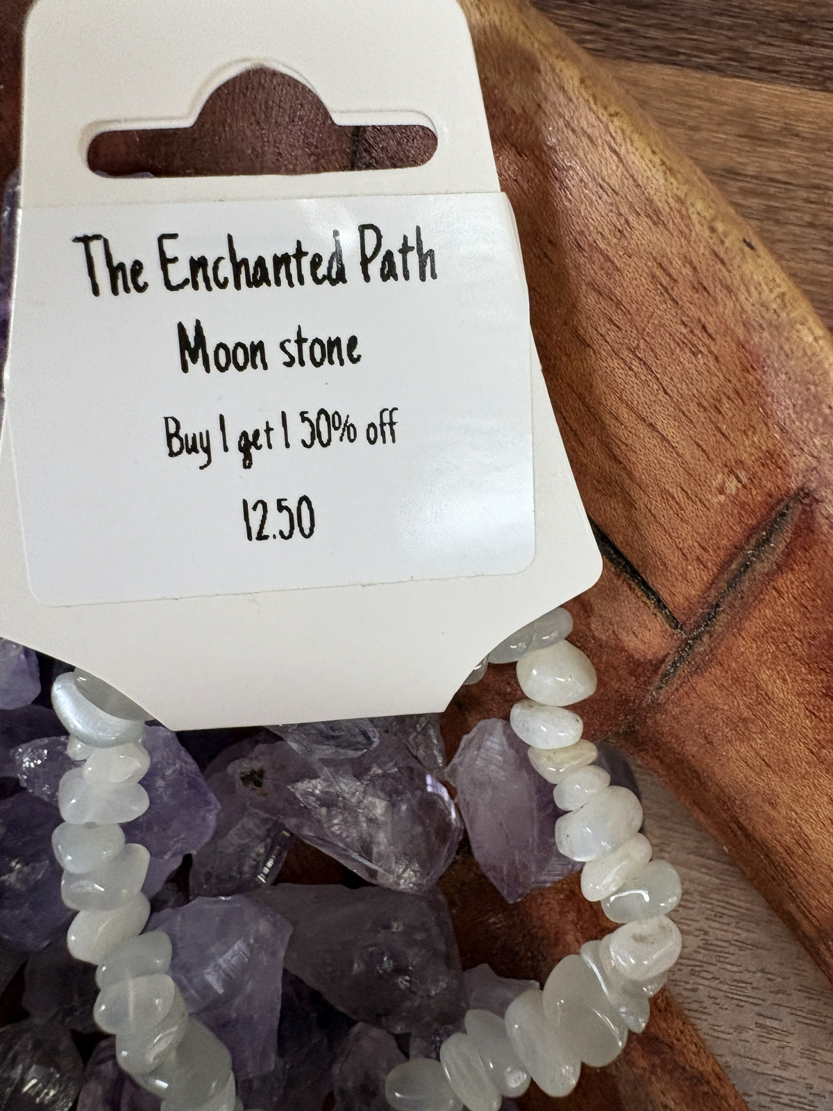 Moonstonee Chipped Bracelet