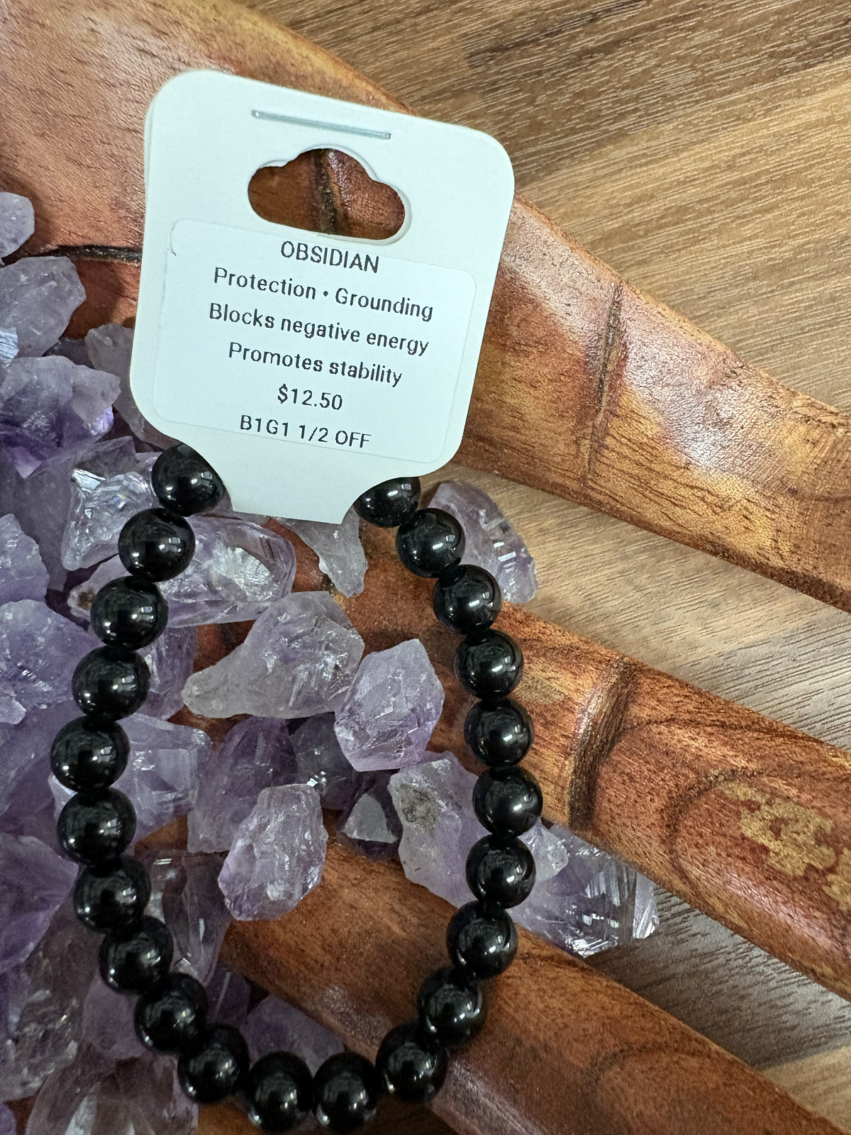 Obsidian Bracelet 8mm