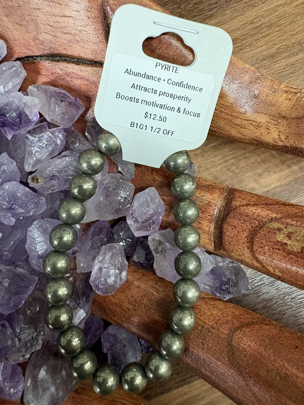 Pyrite Bracelet 8mm