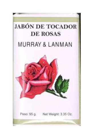 Jabón de Tocador de Rosas (Rose Soap) – 3.35 oz