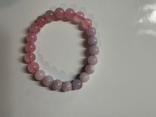 Rose Quartz and Aquamarine Bracelet – Love, Calm and Emotional Harmony