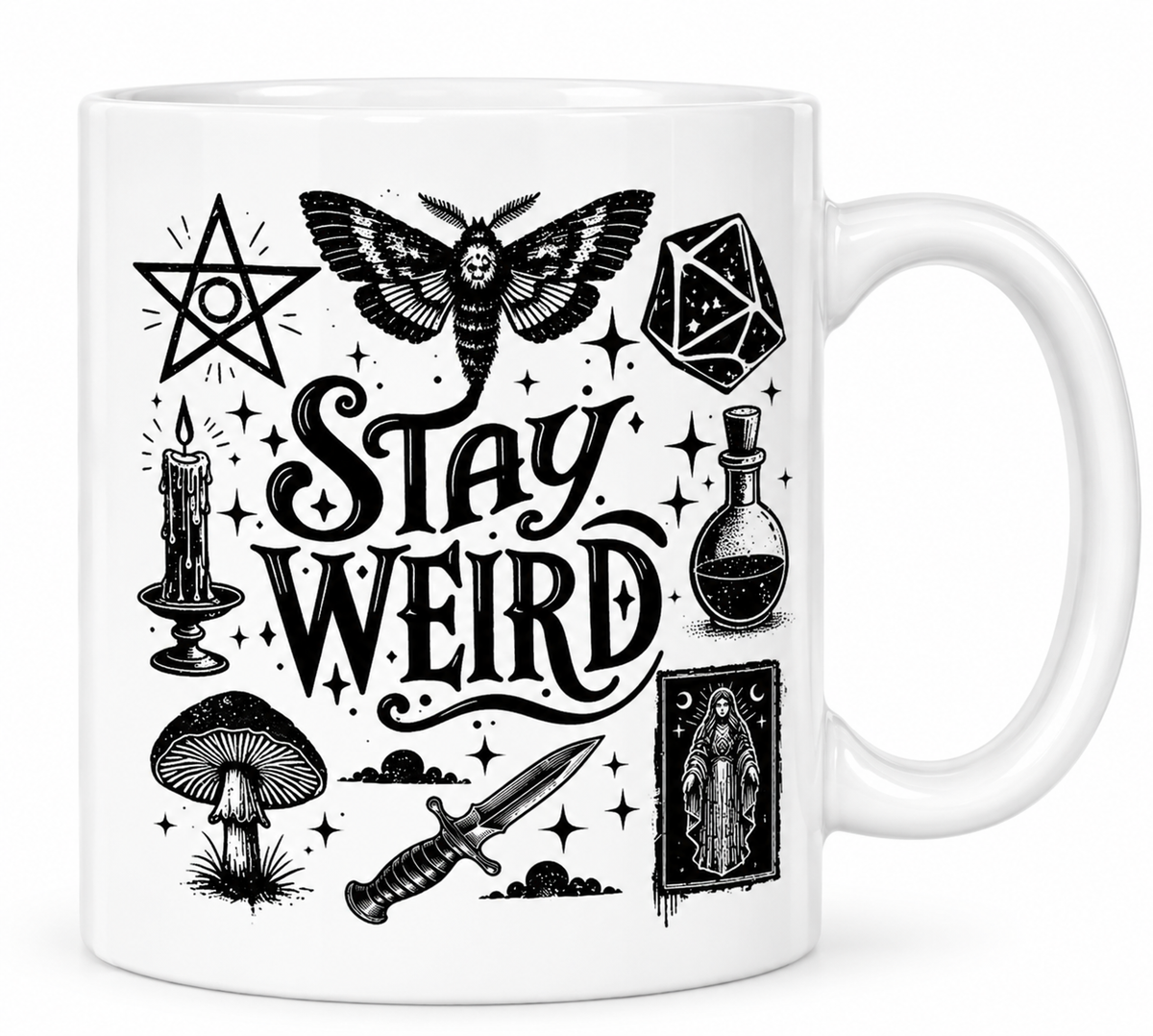 Stay Weird Witchy Vibes Gift Mug