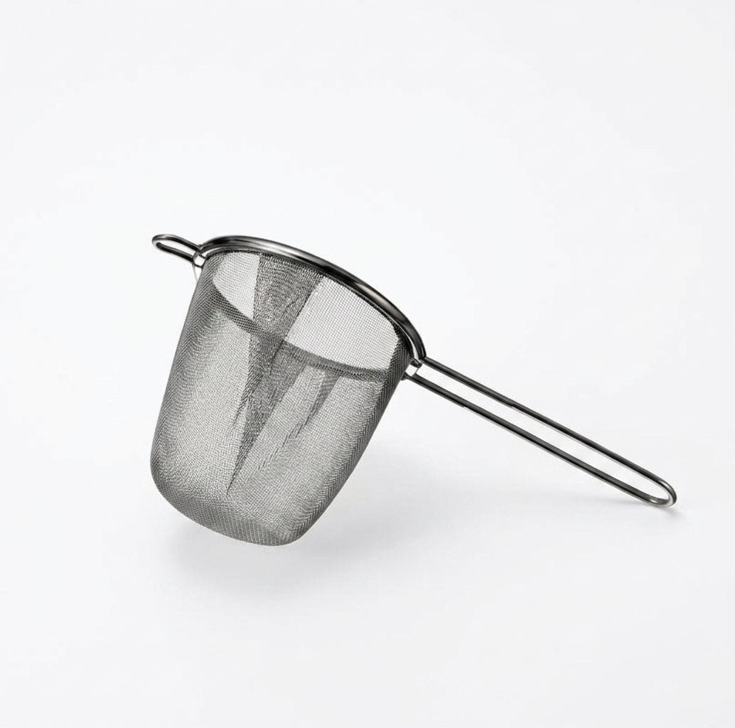 Stainless Steel Tea Basket Strainer with Handle