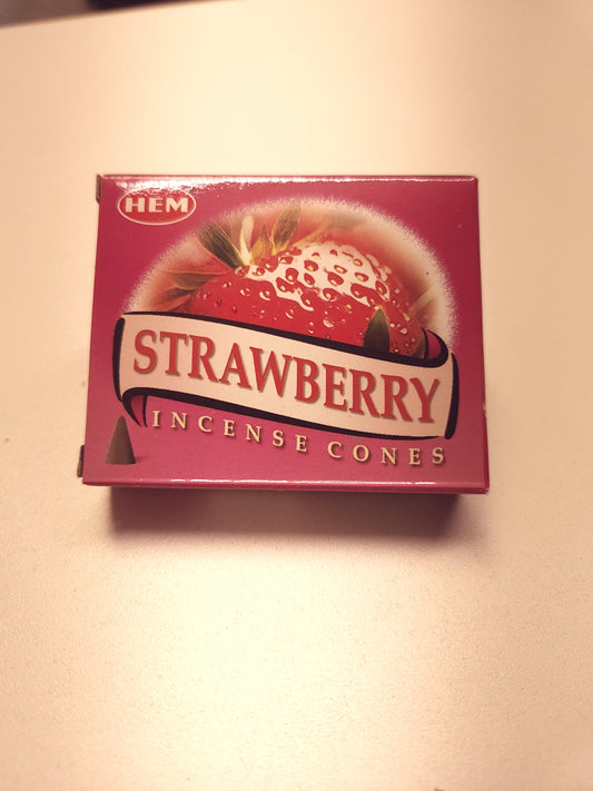 Hem Strawberry Cone Incense