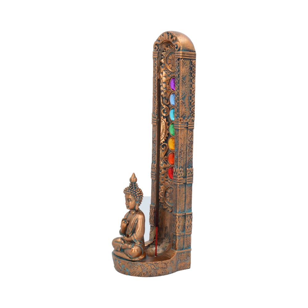Bronzed Buddha Chakra Incense Burner