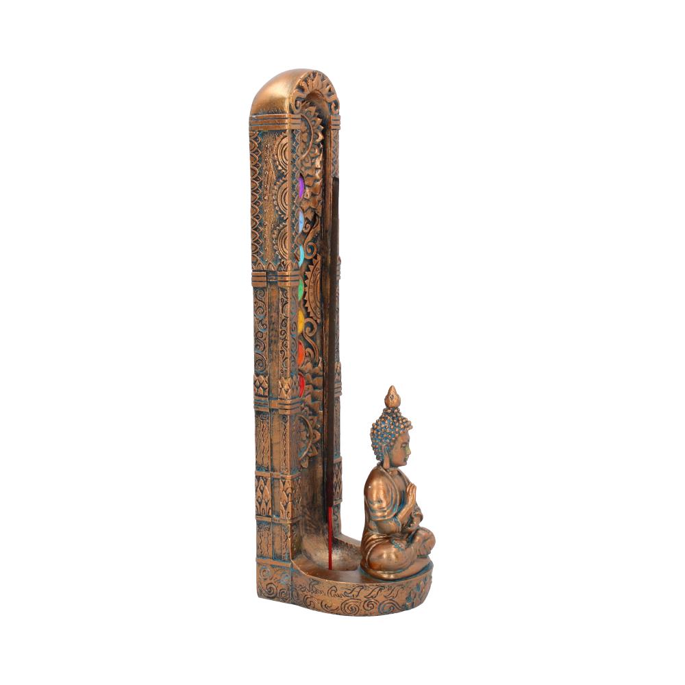Bronzed Buddha Chakra Incense Burner