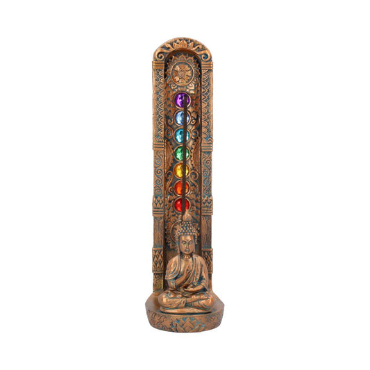 Bronzed Buddha Chakra Incense Burner